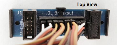 Top view of Breakout Quik-Link installed in BBQL-Shell